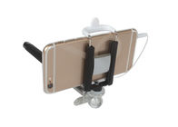 Bastone di Selfie di monopiede della tasca con cavo e lo specchietto retrovisore, un monopiede metallico di 360 clip