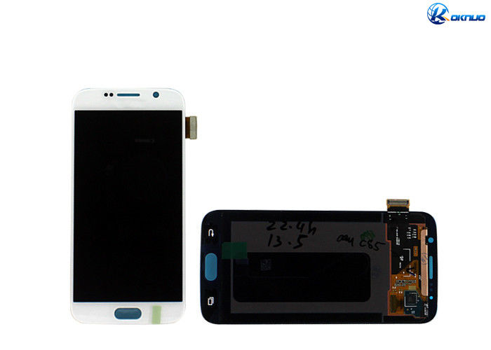Convertitore analogico/digitale del touch screen dell'affissione a cristalli liquidi del telefono cellulare per bianco e l'oro della galassia S6 G9200 di Samsung