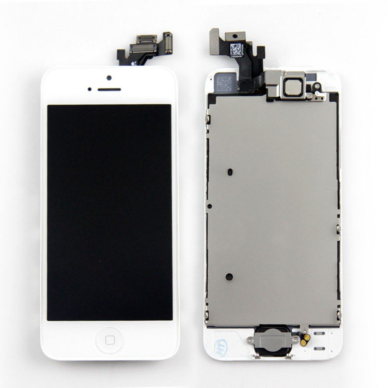 Assemblea LCD della sostituzione dello schermo di iPhone bianco con le piccole parti per il convertitore analogico/digitale del touch screen di LCD di iPhone 5