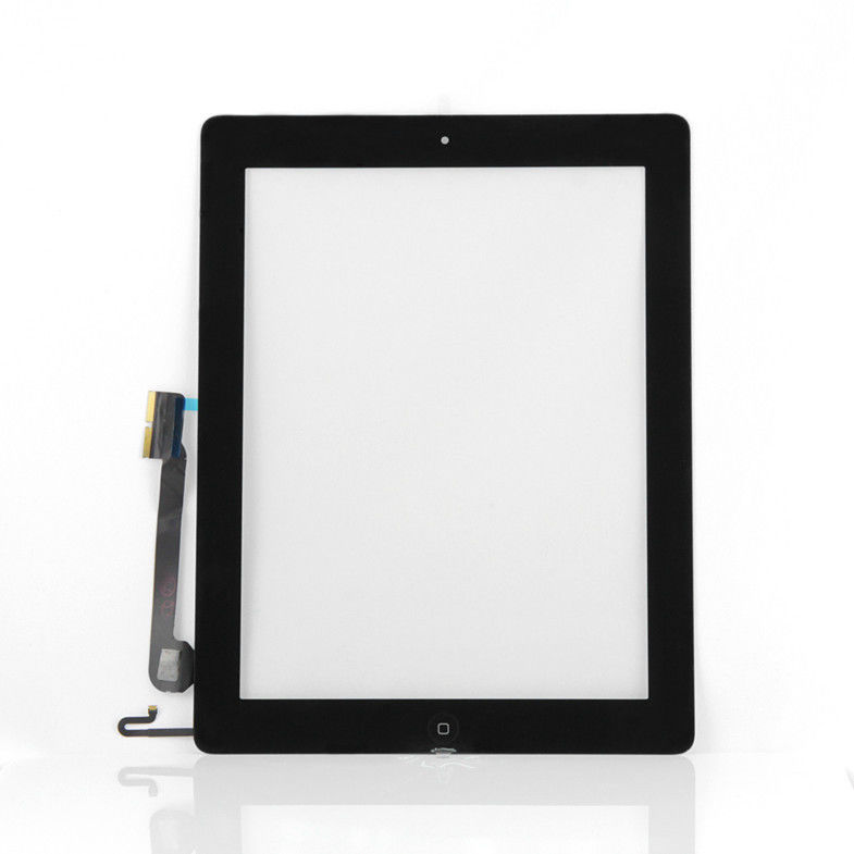 Assemblea di vetro della parte anteriore del touch screen del convertitore analogico/digitale del iPad di Apple con il bottone domestico per iPad 4