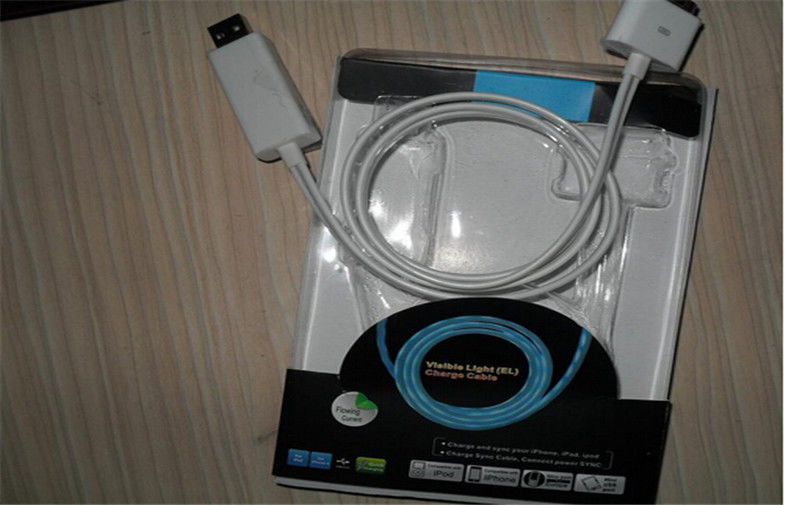 Il EL elettroluminescente dei prodotti di modo accende il micro cavo del Usb, lunghezza di 90cm - di 80