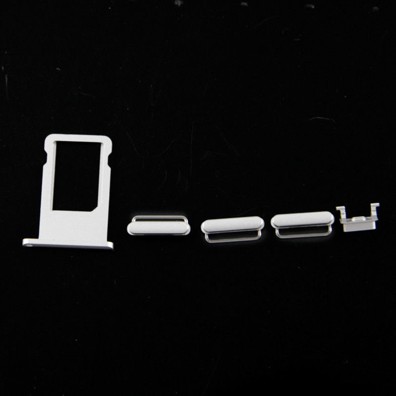 Iphone 6 parti di ricambio per il supporto di carta SIM più di iPhone 6, il bottone muto, il volume ed il potere si abbottona