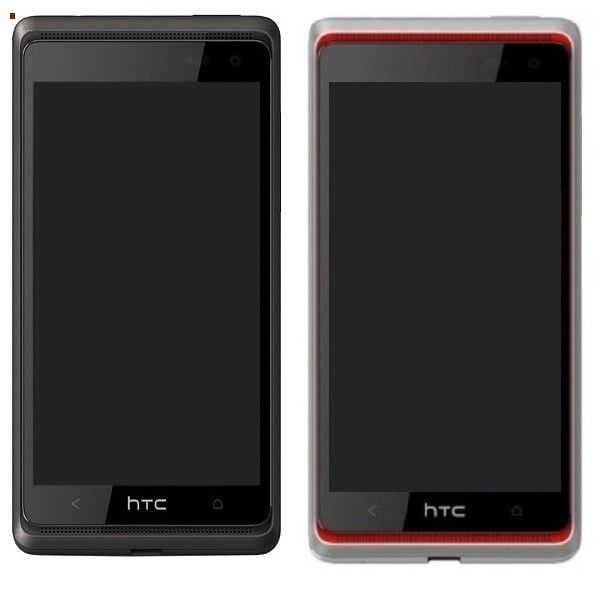 Il nero, convertitore analogico/digitale a 4.5 pollici rosso del telefono cellulare con la pagina per desiderio 600 di HTC
