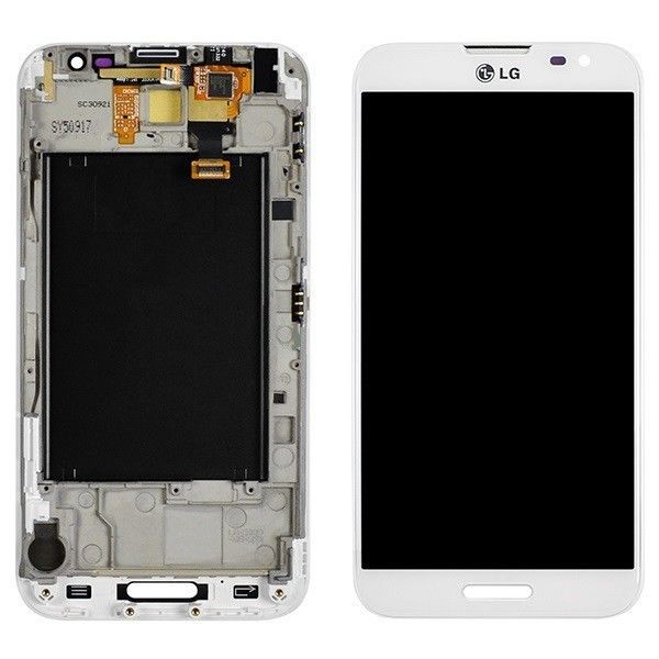 Bianco, sostituzione LCD a 5 pollici dello schermo del LG del nero per la pro Assemblea LCD E980 del LG Optimus G con la pagina